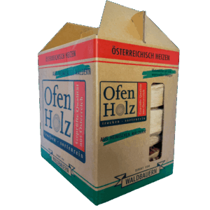 Brennholz Karton